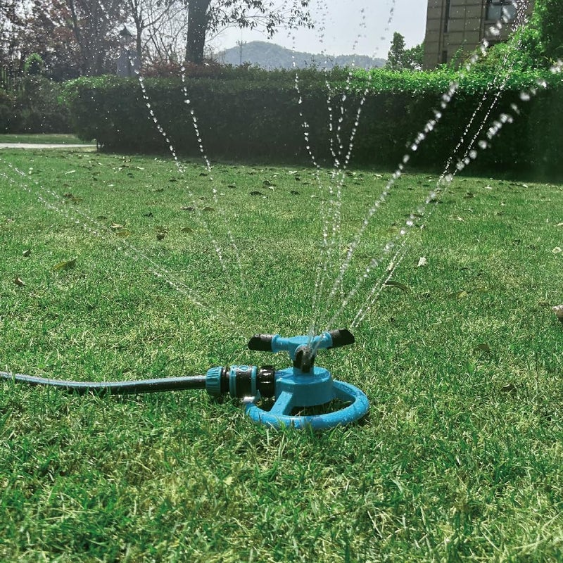 Kadaon Lawn Sprinkler Automatic Garden Water Sprinklers Lawn Irrigation System Large Area Coverage Rotation 360 Degree - Image 1